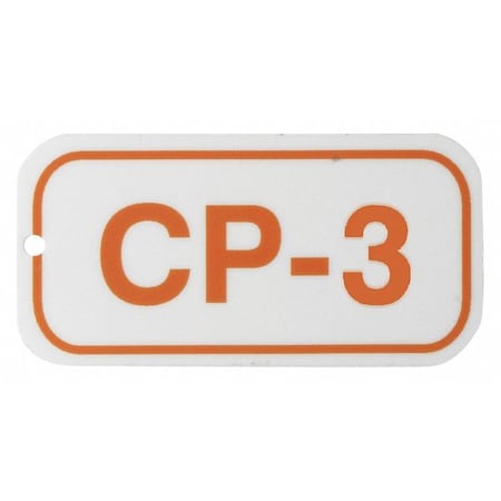 Lockout Tag, None/ No Header, Polypropylene, 3 in Width, 1 1/2 in Height, Write On Surface: No ,5 PK