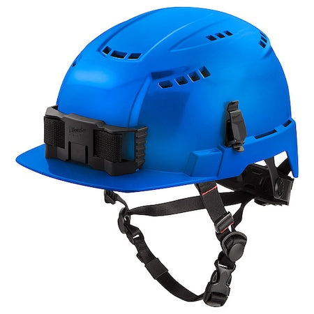 BOLT Blue Front Brim Vented Safety Helmet with IMPACT ARMOR Liner - Type 2, Class C