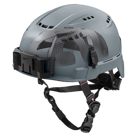 BOLT Gray Vented Safety Helmet with IMPACT ARMOR Liner - Type 2, Class C