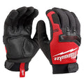 Wrecking Work Gloves, Synthetic Leather Double Padded Palm, TPR Knuckle Protection, Smartswipe, M