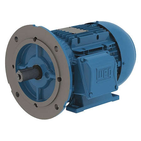Three-Phase General Purpose Motor, 1 1/2 HP, 90S Frame, 460V AC Voltage, 1755 rpm Nameplate RPM