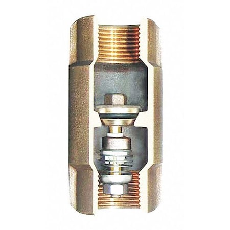 1-1/2" NPT Bronze Spring Check Valve