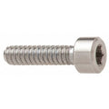 M3-0.50 Socket Head Cap Screw, Socket, Plain 316 Stainless Steel, 6 mm Length