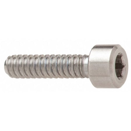 M3-0.50 Socket Head Cap Screw, Socket, Plain 316 Stainless Steel, 6 mm Length