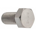 316, M6-1.00 Hex Head Cap Screw, Plain Stainless Steel, 25 mm L