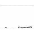 Blank Sign, 5" W, 3-1/2" H, No Text, Aluminum, White