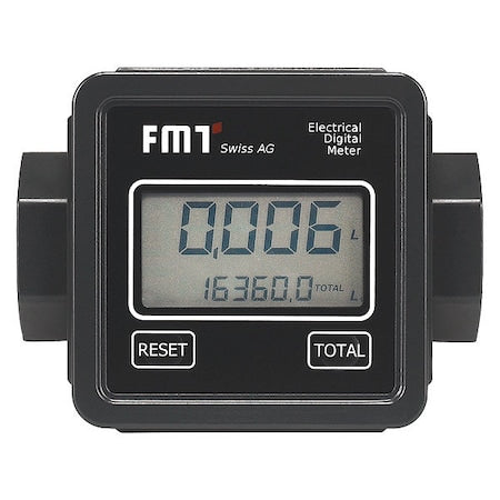 Inline Digital Flow Meter,7" L,6" W,4" H