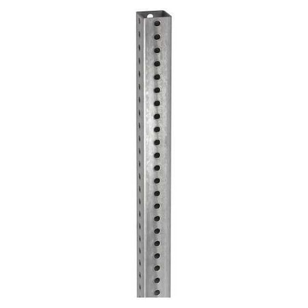 Anchor for Square Post, Square, ,Galvanized steel Silver, Galvanized, 36 in L, 2" D