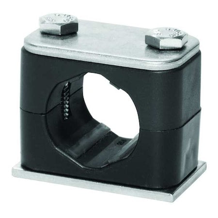 Tube Clamp,1.81in H,316 SS,Size 63/64in