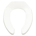 Toilet Seat Without Cover, Solid Polypropylene, Elongated, White
