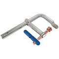 12" F-Clamp with Copper-Plated Steel Handle and 7" Throat Depth