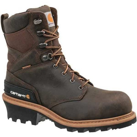 CML8360, Men's 8 in Composite Toe Logger Boot, Brown, 13, M, CML8360