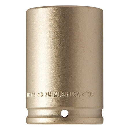1/2 in Drive Impact Socket 1 1/4 in Size Hex Deep Depth, Natural