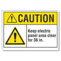 Sign,Self-Adhesive Vinyl,3-1/2 in. H, LCU3-0041-RD_5x3.5