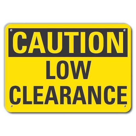 Low Clearance, 14 in W x 10 in H, Horizontal Rectangle, Aluminum, LCU3-0225-RA_14x10