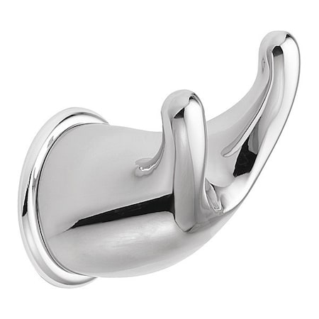 Towel Hook,Zinc,Chrome Plated,2 1/4 in W