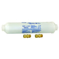 Inline Water Filter For Ice Makers, 1/4 in Connection, 5 Micron, 0.8 gpm, 125 psi, 1500 gal