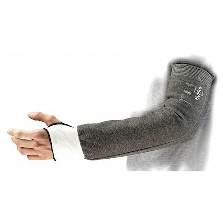 Hyflex Cut-Resistant Sleeve, Cut Level A3, Sleeve with Thumbhole, 22 in L, Gray, Small