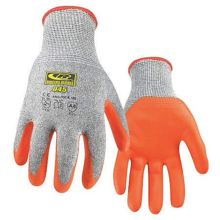 Coated Gloves, Cut Level A3 ,Nitrile ,Smooth ,S 1 PR