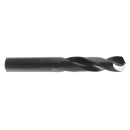 Screw Machine Drill Bit, 11/64 in Size, 135  Degrees Point Angle, High Speed Steel, Spiral Flute