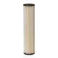 Pleated Filter Cartridge, 10 gpm, 20 Micron, 4-1/2" O.D., 20 in H