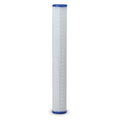 Pleated Filter Cartridge, 10 gpm, 30 Micron, 2-5/8" O.D., 20 in H