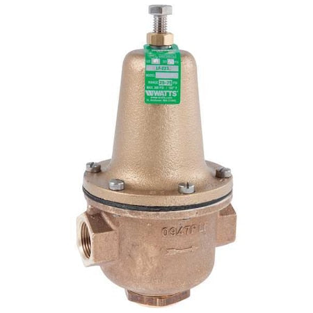 Water Pressure Reducing Valve,3/4 In.