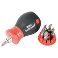 DriverBitSet,7pcs,Steel,Shank:1/4"