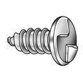 Tamper Resistant Screw, 1/2 in, Plain Finish, 18-8 Stainless Steel, Round Head One-Way Drive, 50 PK