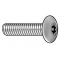 #10-32 x 3/8 in Torx Button Tamper Resistant Screw, Black Oxide Finish, Steel, 25 PK