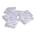 Reclosable Fastener Shape, Square, Acrylic Adhesive, 1 in, 1 in W, White, 50 PK