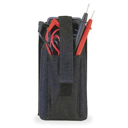 Tool Pouch, Tool Holster, Black, Polyester, 2 Pockets