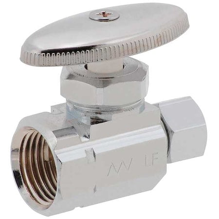 Water Supply Stop,Brass,Multi-Turn,1/2"