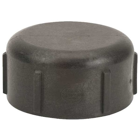 Cap, Polypropylene, 3", Schedule 80, 300 psi Max Pressure