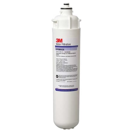 Quick Connect Filter, 1.5 gpm, 0.5 Micron, 3-3/8" O.D., 14 3/8 in H