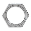 Locknut, Malleable Iron, NPT, 1/2 in