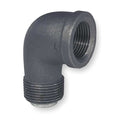 Malleable Iron 90 Degree Street Elbow, 1/2 in x 1/2 Fitting Pipe Size, Female NPT x Male NPT
