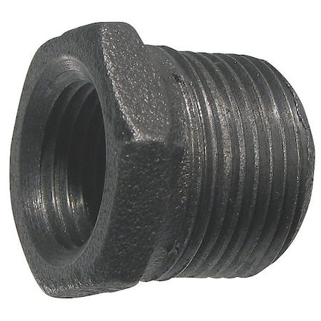 Hex Bushing Hex Bushing, 1/4" x 1/8" Pipe, FNPT x MNPT, Malleable Iron, Class 150