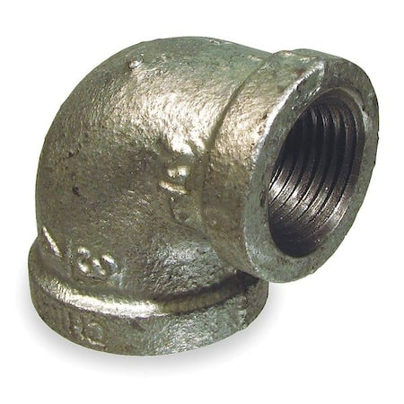 1/2" x 1/4" FNPT Galvanized 90 Deg. Reducing Elbow