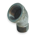 1" FNPT x MNPT Galvanized 45 Degree Street Elbow