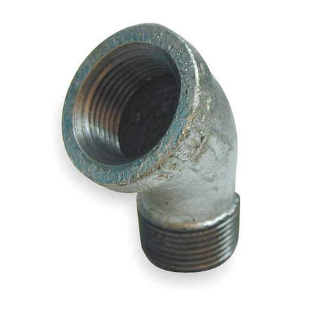 1" FNPT x MNPT Galvanized 45 Degree Street Elbow