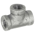 1" x 3/4" x 1/2" FNPT Galvanized Reducing Tee