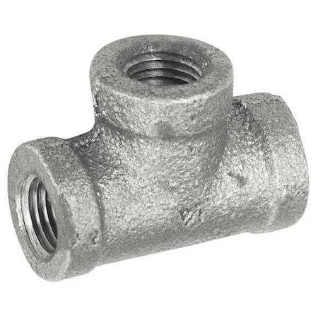 1" x 1" x 1-1/4" FNPT Galvanized Reducing Tee
