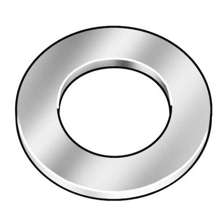 Flat Washer, For Screw Size #5 ,Steel Black Oxide Finish, 100 PK