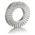 Wedge Lock Washer, For Screw Size M10 Steel, Advanced Corrosion Resistance Finish, 200 PK