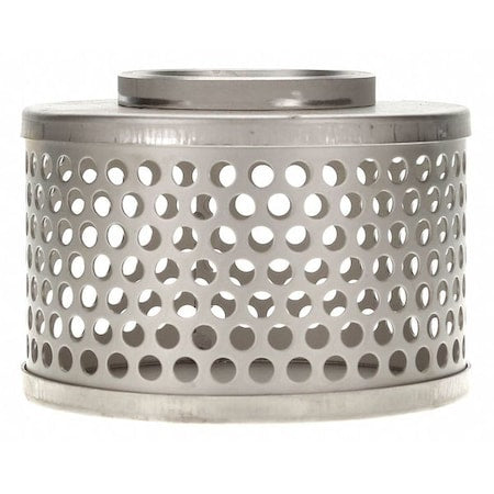 Suct Strainer,7 Dia,3 NPSM,Side Rnd Perf