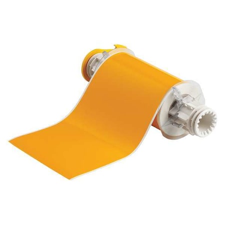 Label Tape Cartridge, Yellow, Labels/Roll: Continuous
