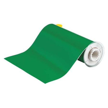 Label Tape Cartridge, Green, Labels/Roll: Continuous
