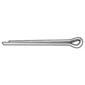 Extended Prong Cotter Pin, 1/8 in Dia, 1-1/4 in L, Low Carbon Steel, 1000 PK