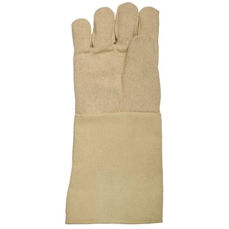 Condor Heat Resistant Gloves, Kevlar(R)/Cotton, 660  Degrees F Max Temp., Gauntlet Cuff L ( 9 )